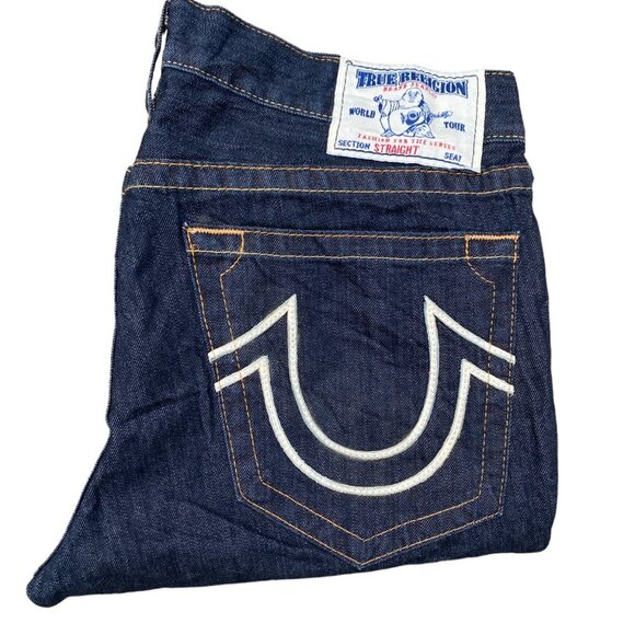 Vintage True Religion Jeans Size 36 STRAIGHT Blue - Picture 5 of 7